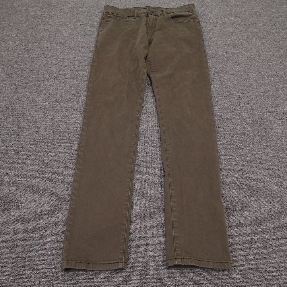 Lucky Brand Jeans Mens 30x31 Brown Medium Wash Straight Denim Casual Pants